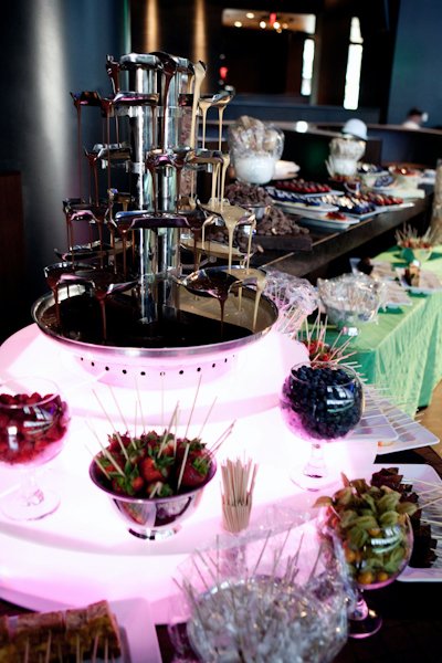 A Toronto event featuring a Chcocolate Fountain