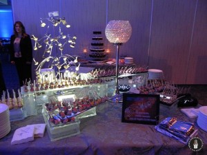 table set up dark